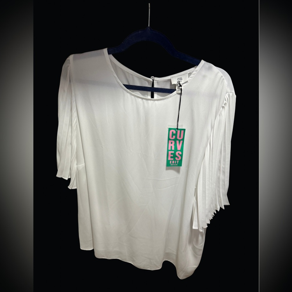 NWT River Island Size 22 White Women's Top